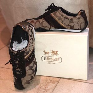 Brown Classic Coach Sneakers